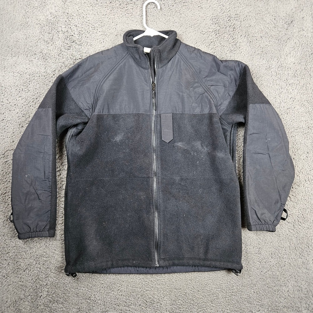 US Military Issue Liner Parka Fleece Jacket Black‎ Medium Long 8415-01-539-4619